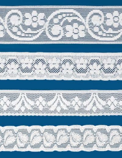 Laces produced on Comeztronic machines