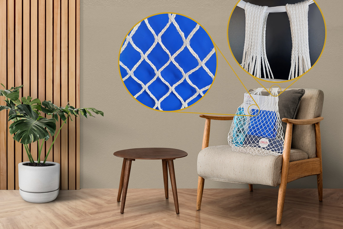 nets bags produced on COMEZ warp knitting machines