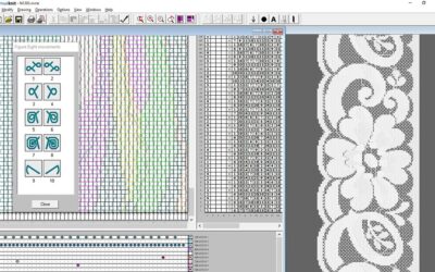 New pattern creation and programming software for crochet and warp knitting machines
