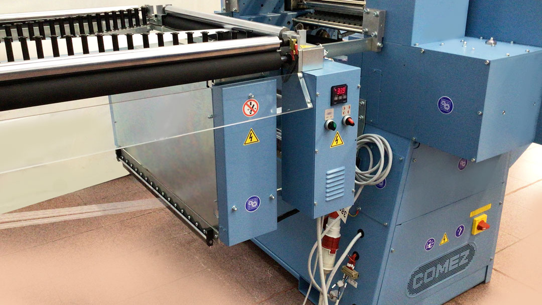 heat setting device for knitting machines heat setting device for knitting machines