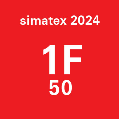 Simatex 2024, stand No. 1F 50
